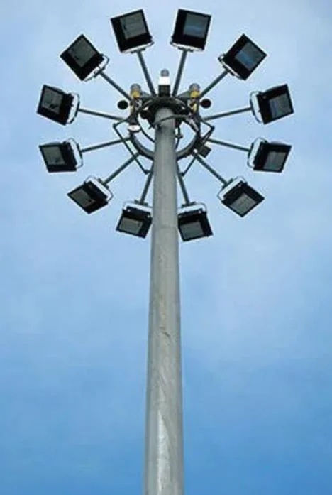 High Mast Lighting Poles For Area Lighting