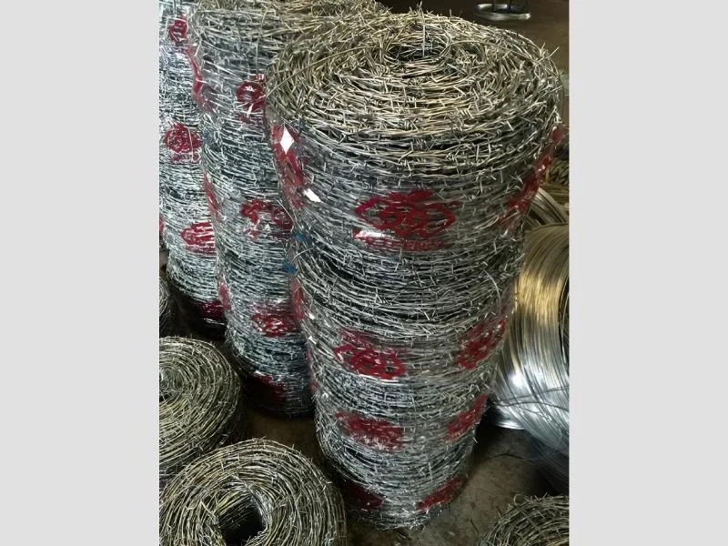 Galvanized Iron Barbed Wire Fencing 4 mm for Security Use