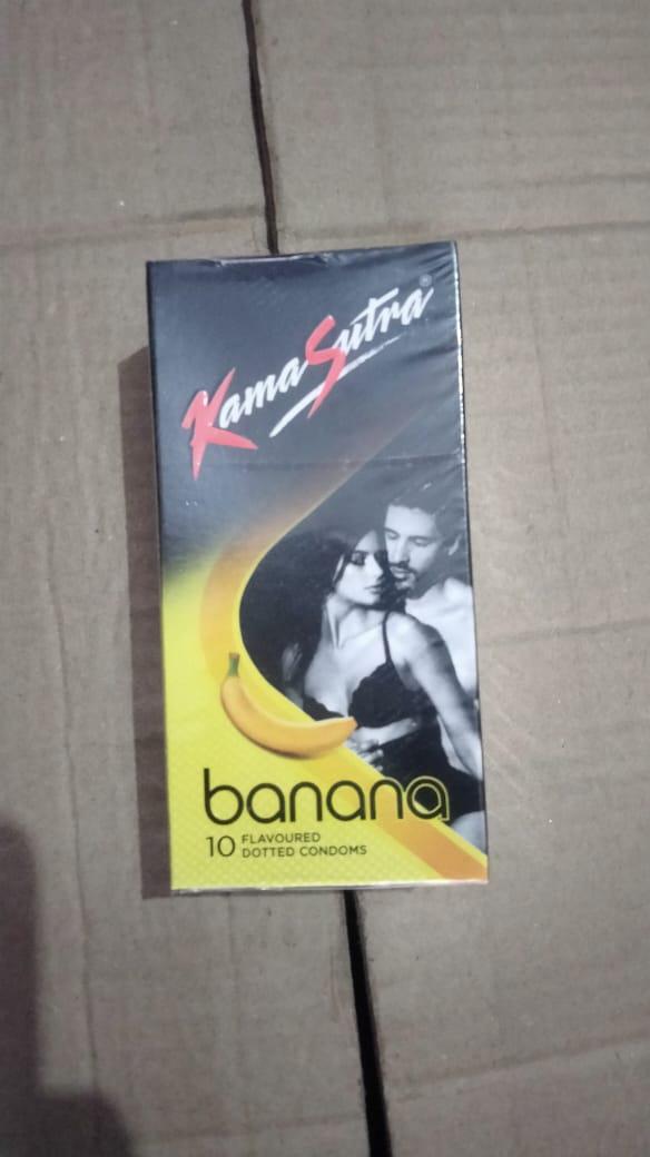 Kama Sutra Banana Flavoured Latex Condoms For Intimate Protection