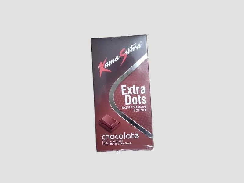 Kama Sutra Extra Dots Extra Pleasure For Her Chocolate Flavoured Latex Condoms