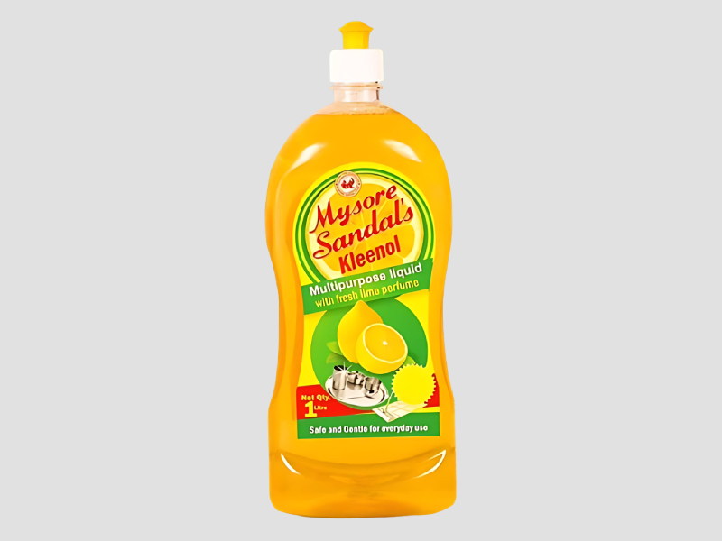 Multipurpose Cleaning Liquid Fresh Lime Perfume Household Surface Care Mysore Sandal Kleenol
