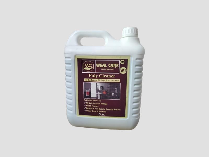 Weal Care Poly Cleaner 5 Litre For Bathroom Fittings And Accessories