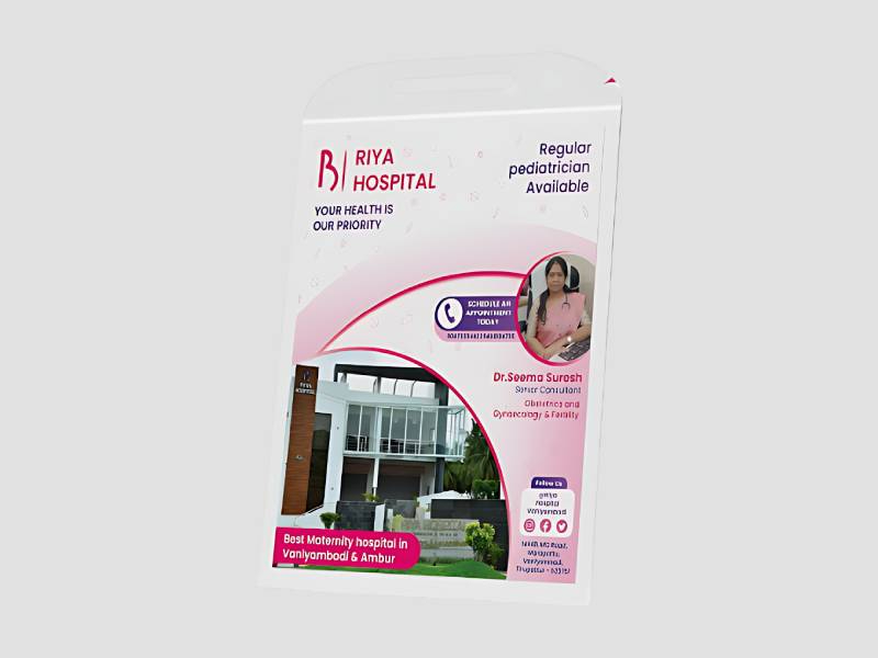 X-Ray/MRI Report Storage Bag In Double Side Print Format