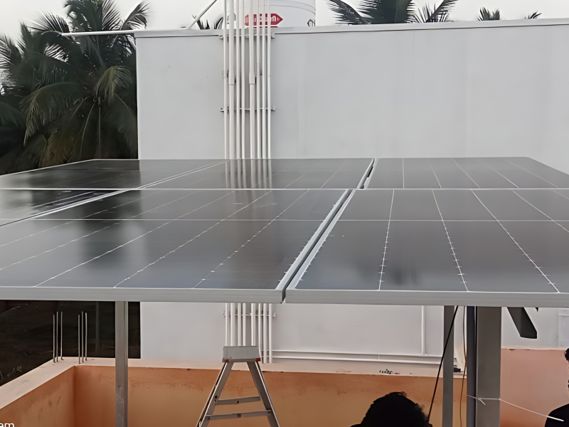 Clean Energy Solar Power System For Modern Infrastructure