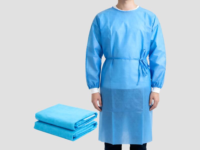 Surgical Gown SMS & Polypropylene Spun Bound for Medical Use