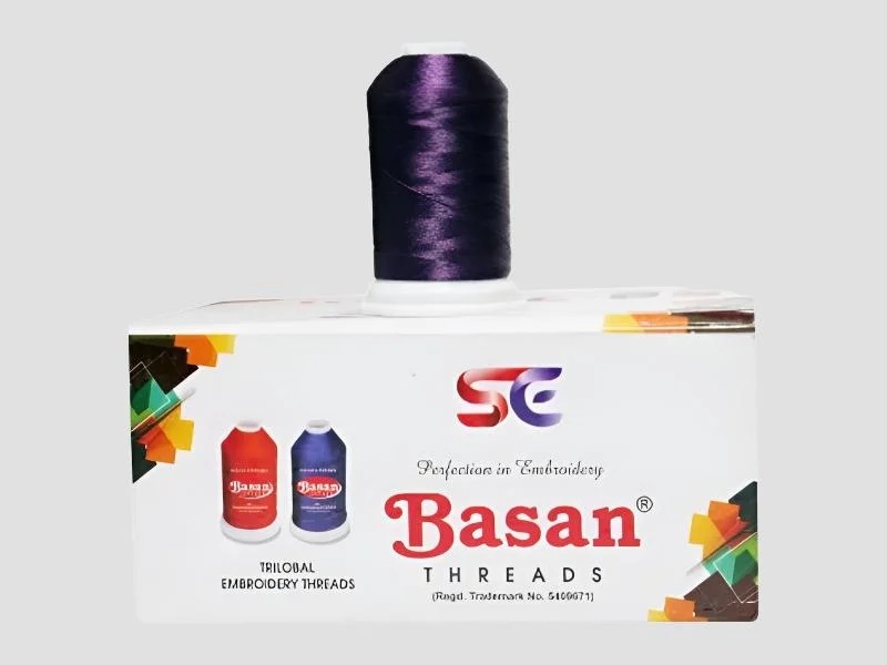 Embroidery Bobbin Thread White Polyester Sewing Applications Monet