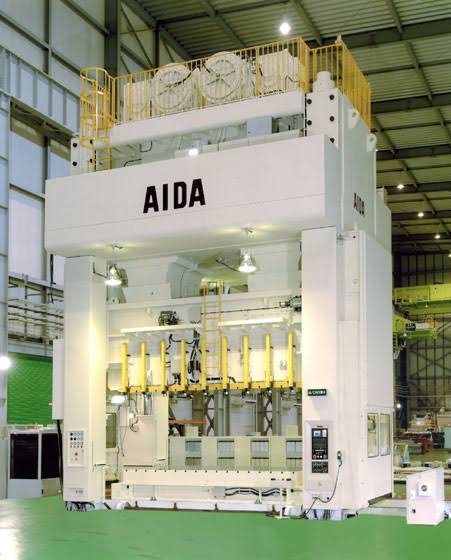 Industrial Press Painting Service for AIDA Series Metal Machinery