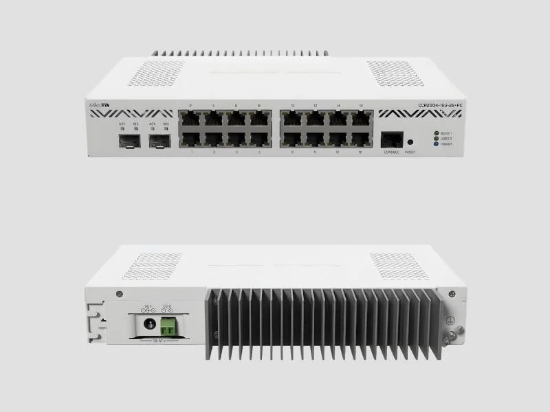 MikroTik CCR2004-16G-2S+PC Router for High-Performance Networks