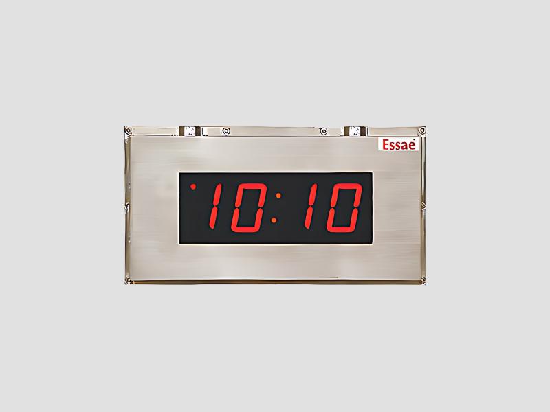 Flameproof GPS Clock System For Hazardous And Clean Rooms