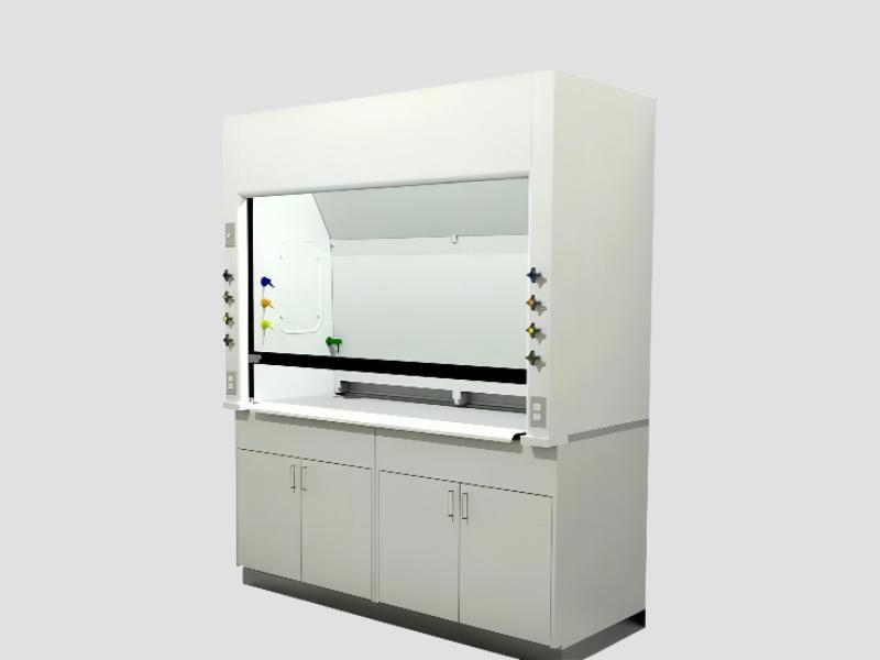 Chemical Synthesis Fume Hood Controlled Exhaust For Research Labs