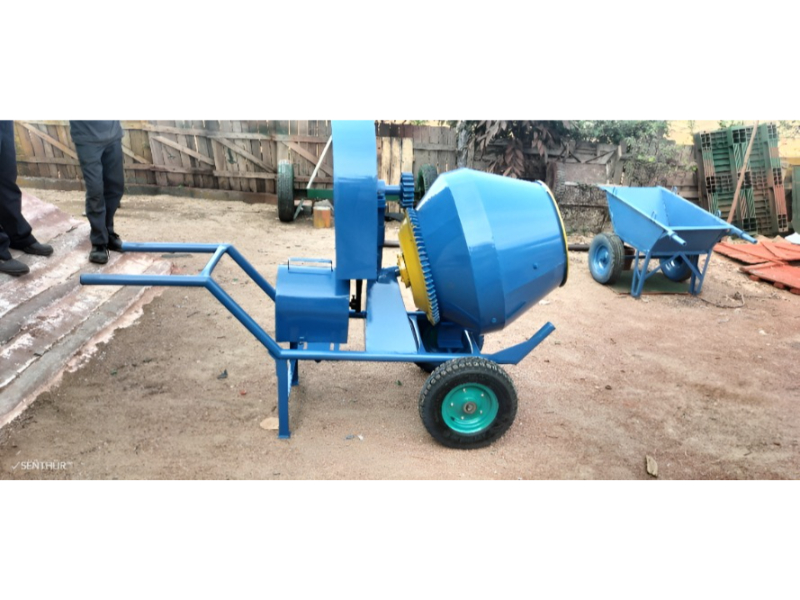 Casting Drum Portable Concrete Mixer Machine For Onsite Construction