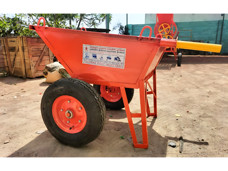Double Wheel Trolley For Construction Material Handling