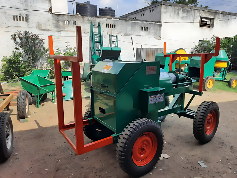 Frame Type Ladder Lift Machine For Construction Material Transport