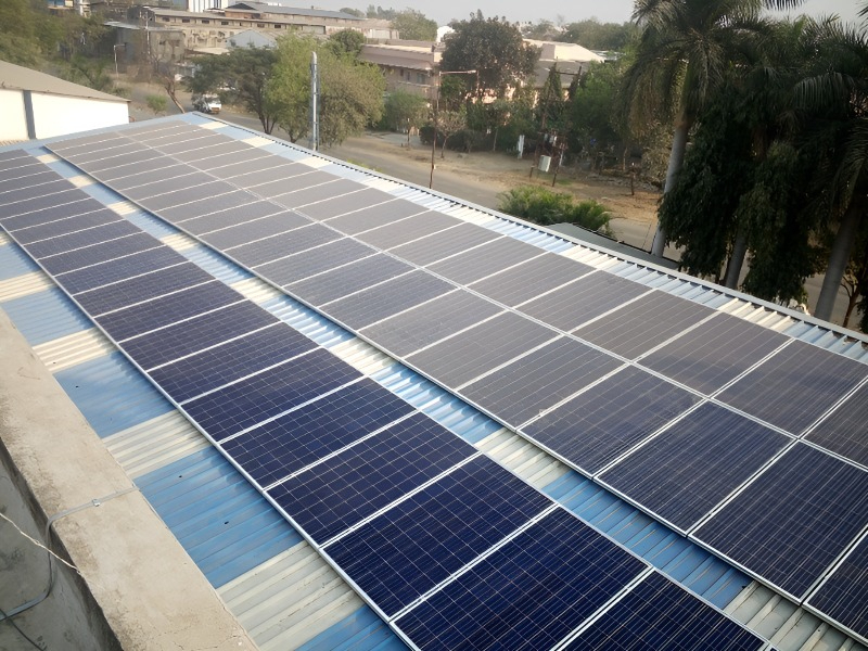 Industrial Solar Power System High Capacity Rooftop