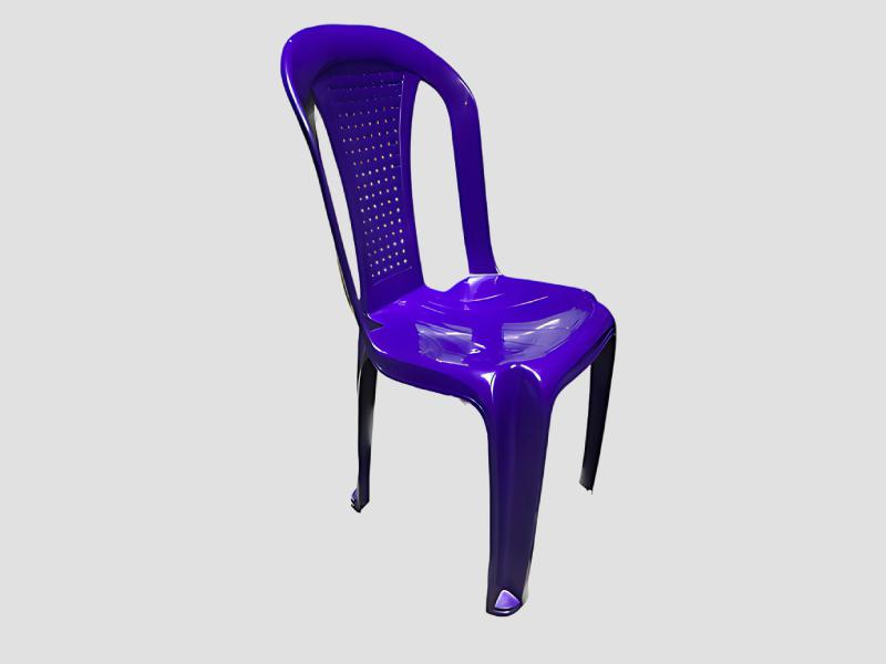 Armless Plastic Chair For Space Saving Seating Applications