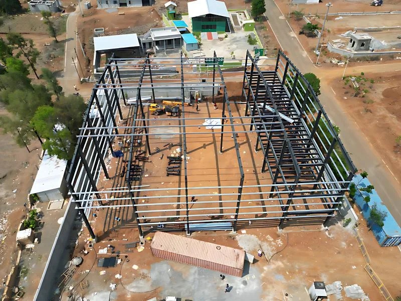Multi Story Mezzanine Steel Structure For Industrial Warehousing