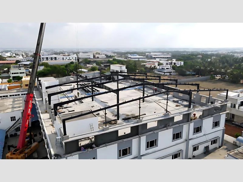 Rooftop Industrial Shed Erection And Fabrication Service