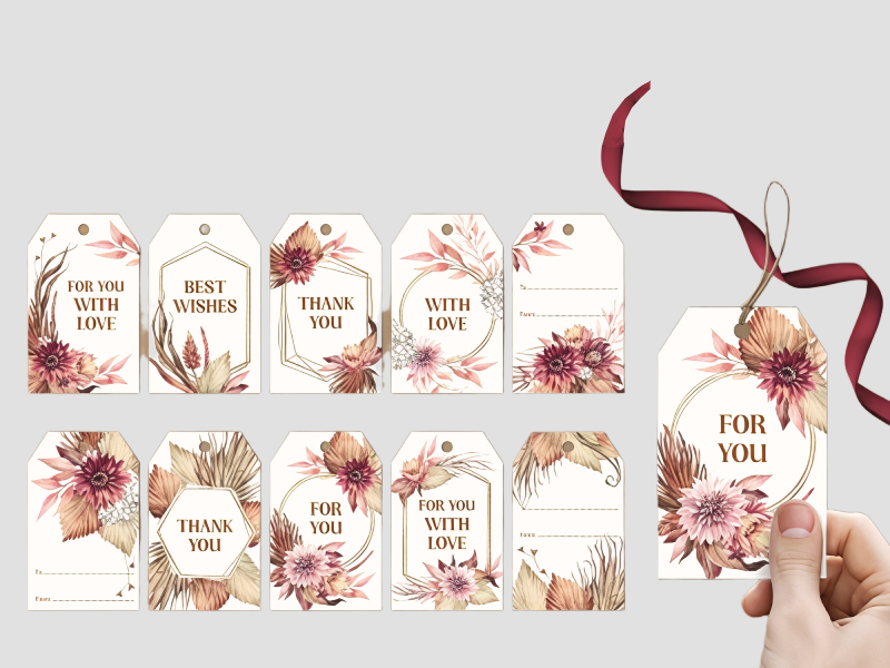 Die Cutter Hang tags