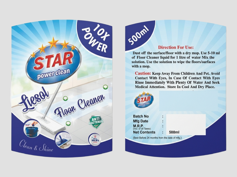Floor Cleaner labels