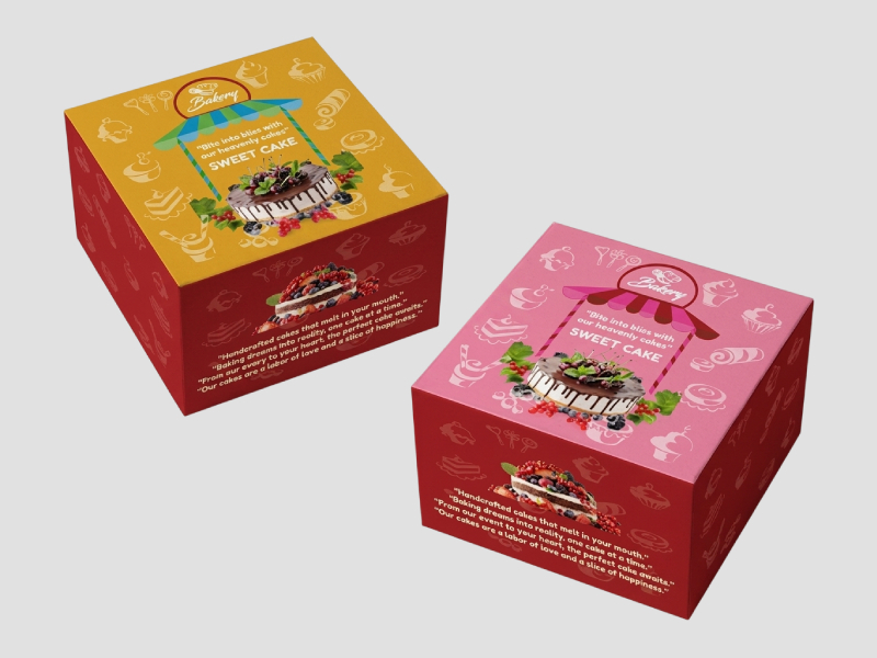 Printed Cake box