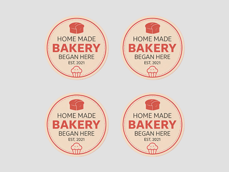 Printed garments Stickers