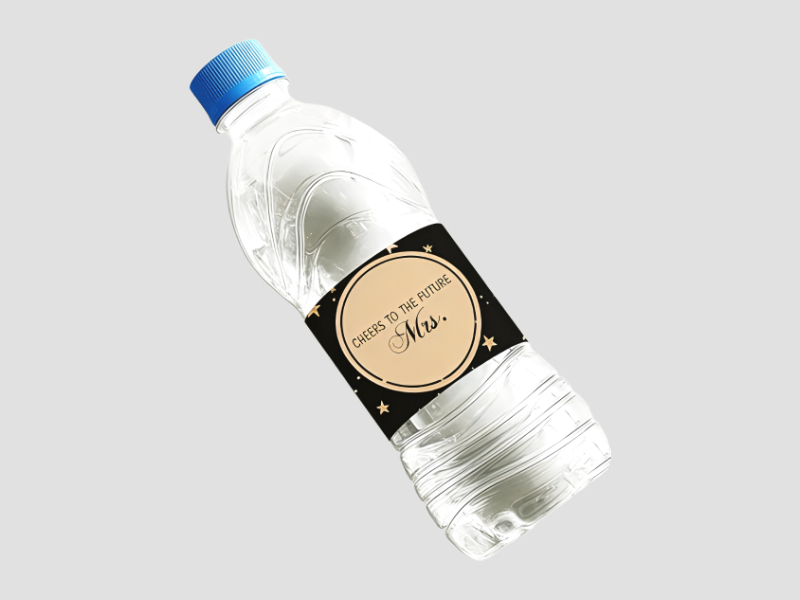 water bottle shrink labels