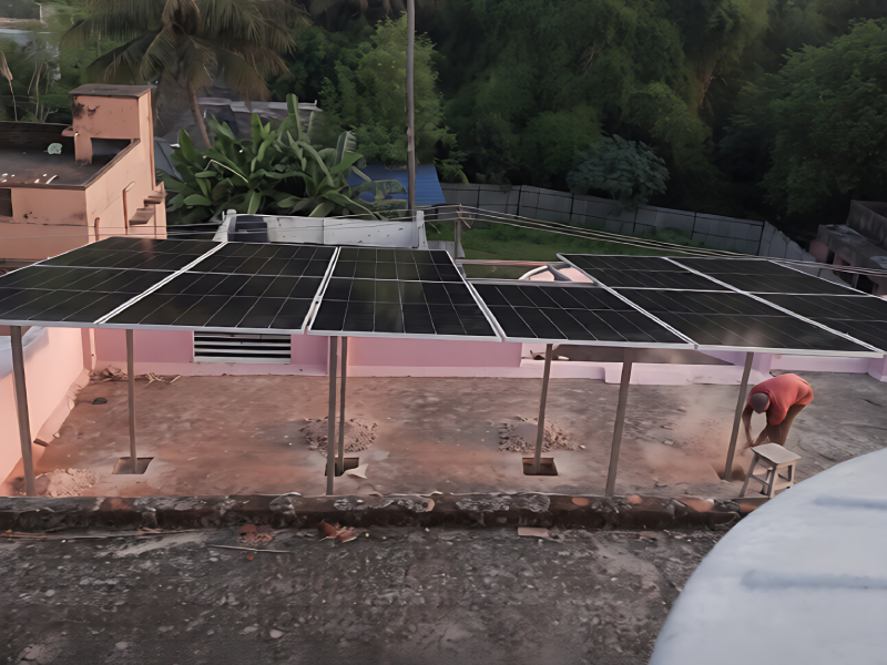 Commercial Rooftop Solar Panel System