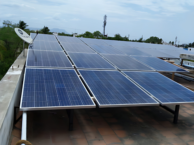 Solar Energy Power Plant Setup For Industrial Use