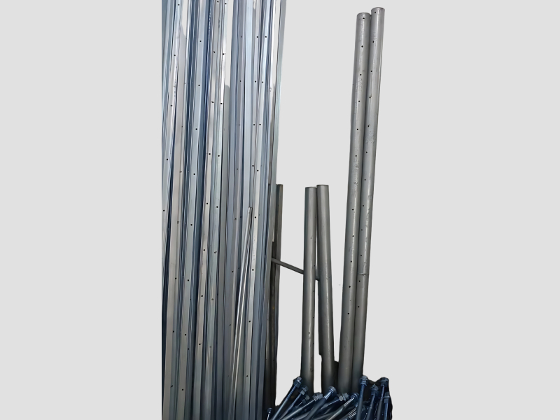 Solar Power Fencing Corner Post For Boundary Turning Points