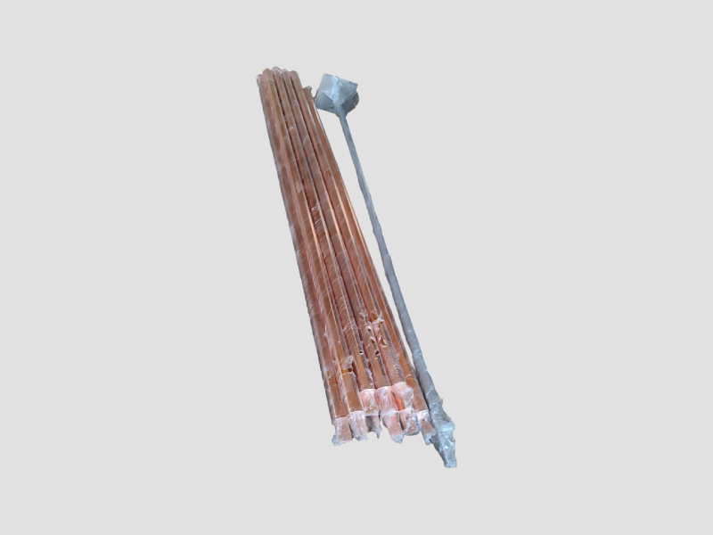 Copper Bonded Earthing Rod Electrode For Solar Plant Grounding And Lightning Protection