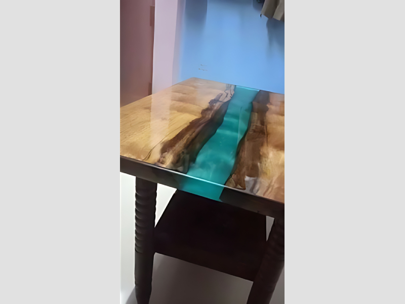 Table Top Crystal Clear Epoxy Resin For Glossy Transparent Finish