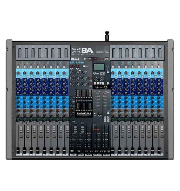 British Acoustics Studiomix 32.4 DFX Analog PA Mixer