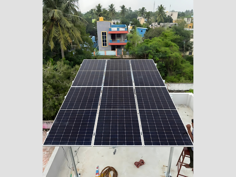 On Grid Solar Residential System 1â€“10 kW Rooftop