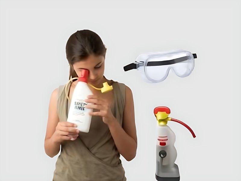 Eye Wash Bottle Portable Squeeze Type for Emergency Safety