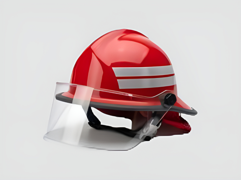 Fireman Safety Helmet Heat Resistant FRP for Fire Fighting