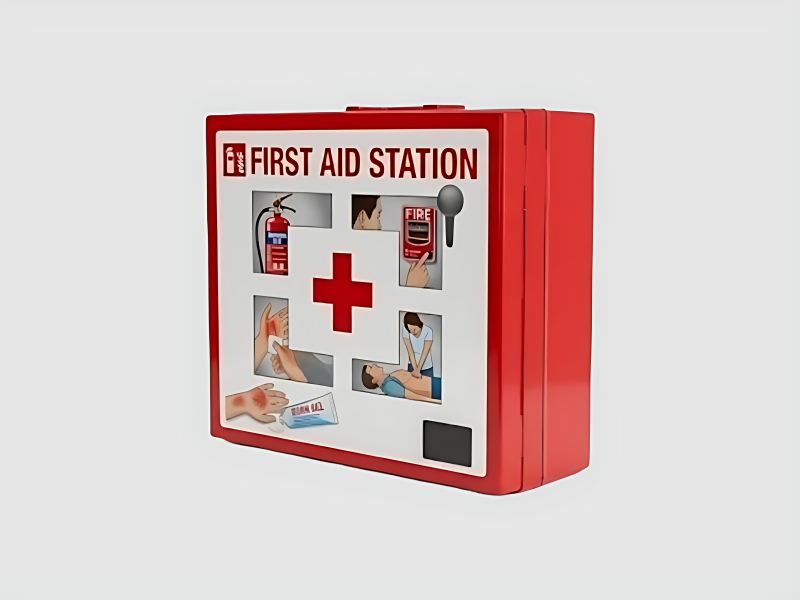 First Aid Box Mild Steel Wall Mounted Emergency Medical