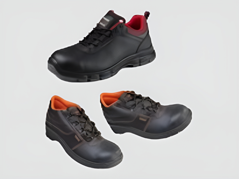 Rambo Stallion Safety Shoes with Dual Density PU Sole for Industrial Use