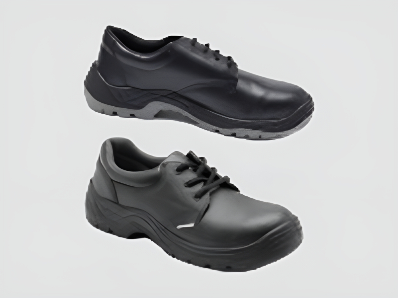 Safety Shoes with Dual Density PU Sole for Industrial Protection