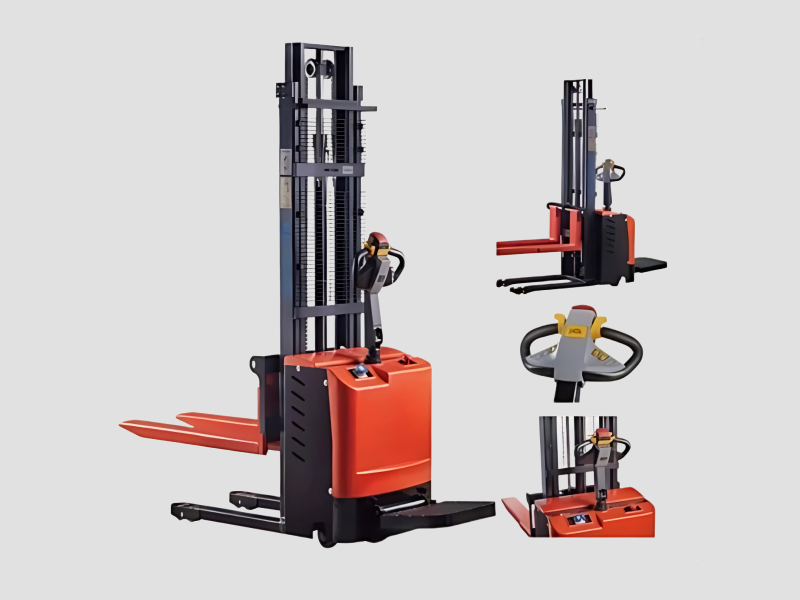  Semi Hydraulic Electric Pallet Stacker 