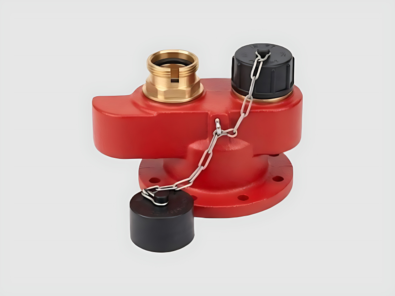 Two Way Fire Brigade Inlet 63 mm Gunmetal Fire Fighting