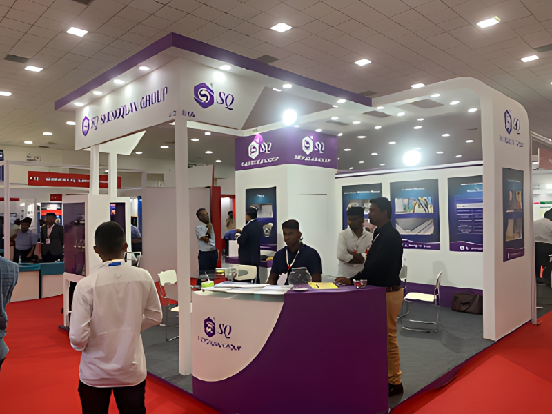 Curved Modular Exhibition Pavilion For Premium Brand Event Showcases
