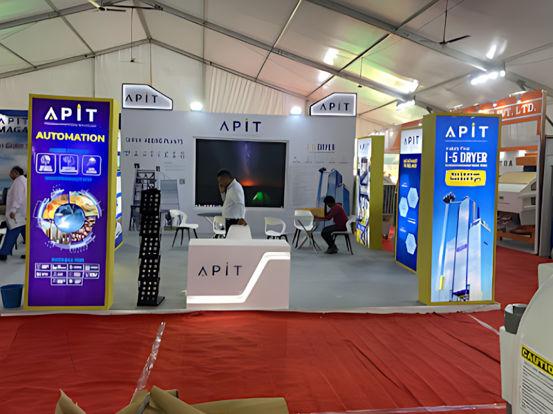 Exhibition Booth Design And Automation Display Service For Industrial Systems APIT