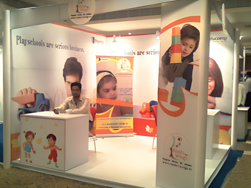 Trade Fair Booth Fabrication And Learning Program Showcase Service For Education Industry Play Learn