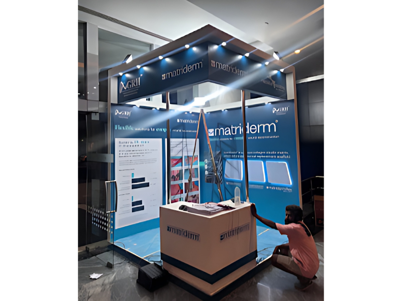 Trade Show Booth Design And Fabrication Service For Medical Devices Matriderm