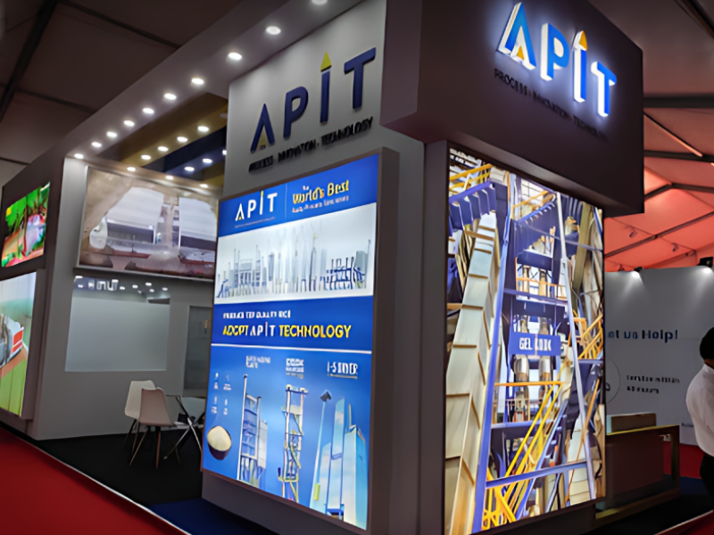 Trade Show Booth Fabrication And Automation Showcase Service For Material Handling APIT