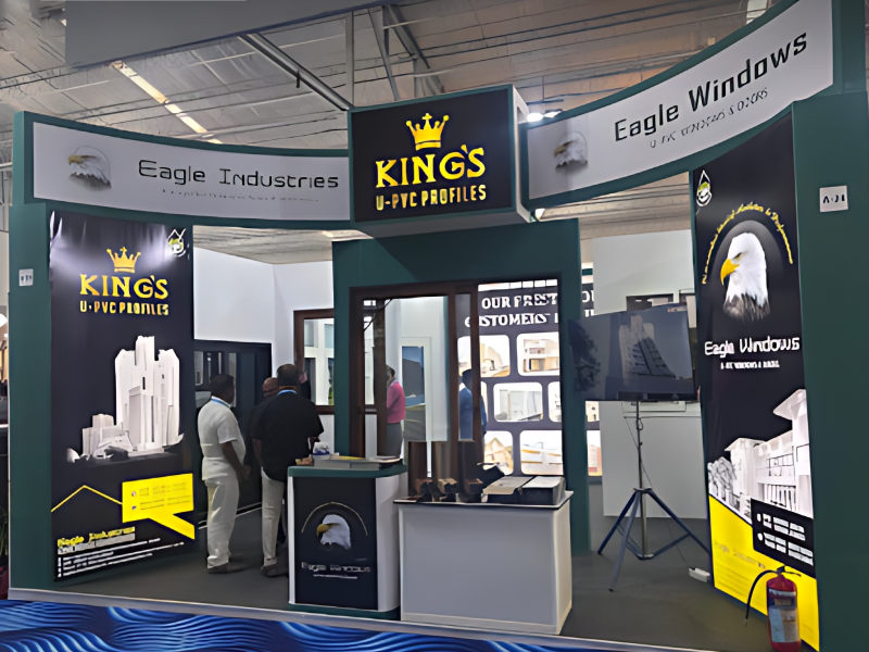 UPVC Window And Door Profile System Custom Size For Construction Kings
