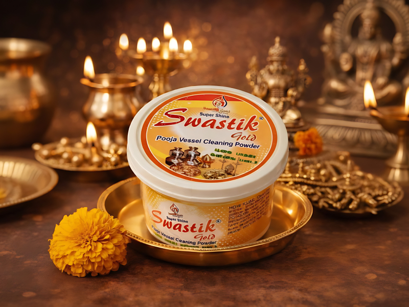 Swastik Gold Pooja Brass & Copper Powder 100g