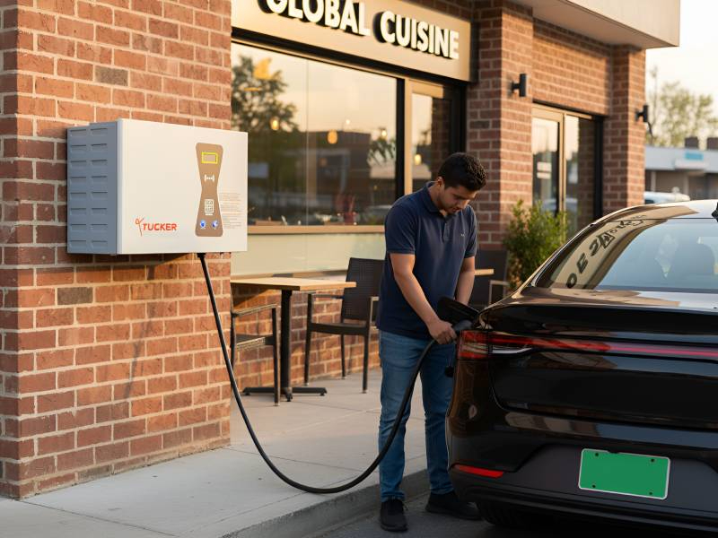 DC Wallbox EV Charger For Electric Vehicle Charging Stations