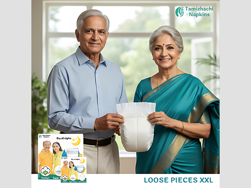 Adult Disposable Diaper Double Extra Large Size For Maximum Coverage