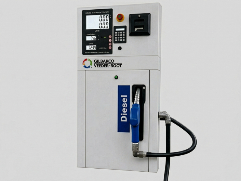 Single Nozzle Fuel Dispenser System For Retail Fuel Stations